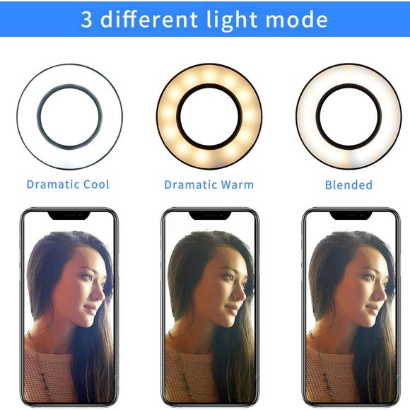 B Land Cell Phone Holder with Selfie Ring Light - Picture 4 of 6